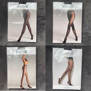 4 pairs of Wolford stockings, size S